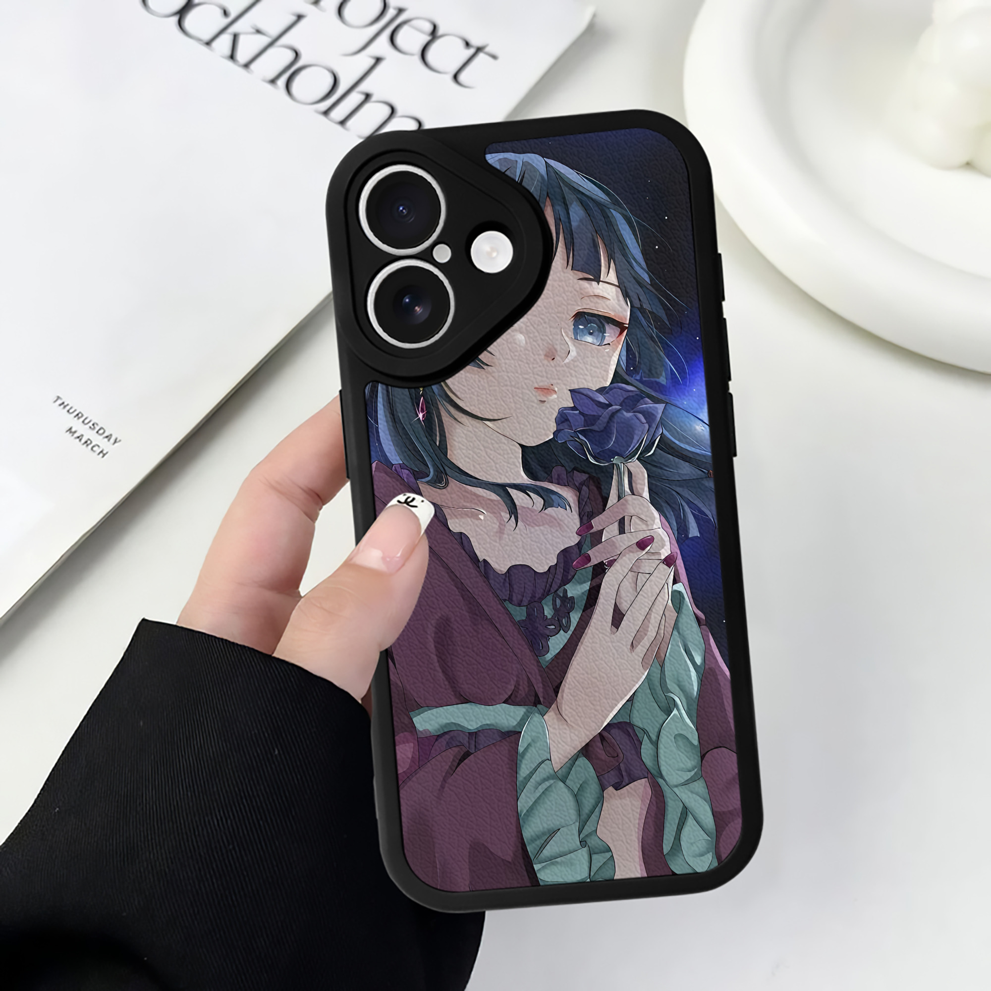 薬屋のひとりごと The Apothecary Diaries 【iPhone 16シリーズ対応】シリコンスマホケース（レザー調） 材質：シリコン